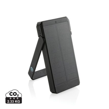Powerbanks durables couleur noir en ABS recycléde la marque XD Xclusive