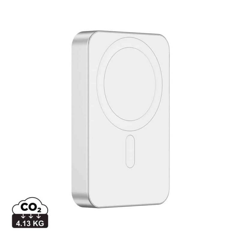 Powerbanks durables couleur argent en Aluminium recyclé