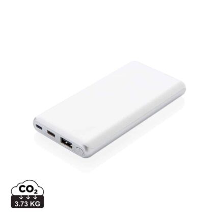 Powerbanks  couleur blanc en ABSde la marque XD Collection