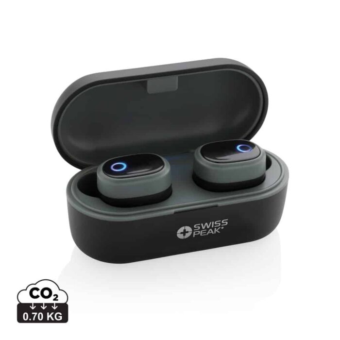 True wireless  couleur noir en ABSde la marque Swiss Peak