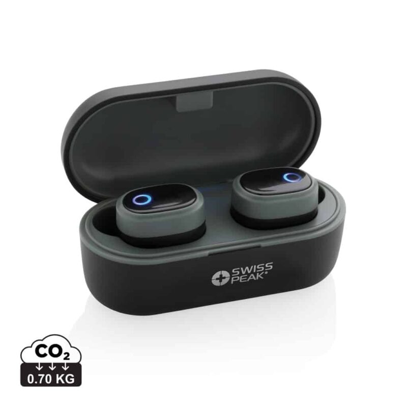 True wireless  couleur noir en ABSde la marque Swiss Peak