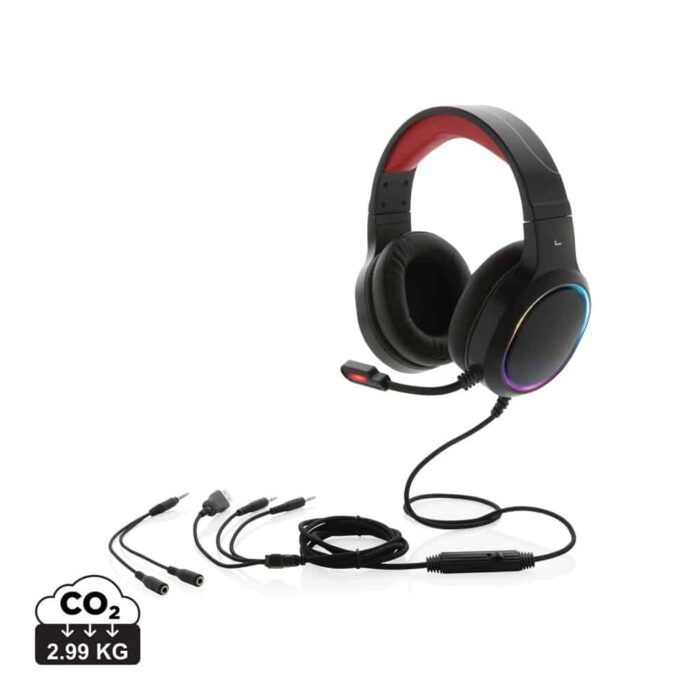 Casques audio  couleur noir en ABS