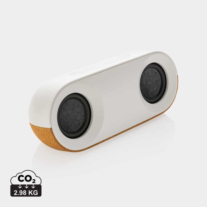 Haut-parleurs durables couleur marron en ABS recyclé