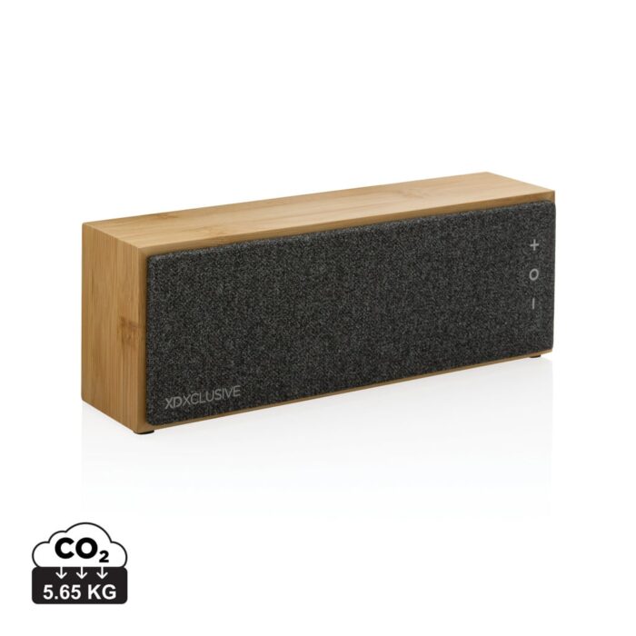 Haut-parleurs durables couleur marron en FSC® bamboude la marque XD Xclusive