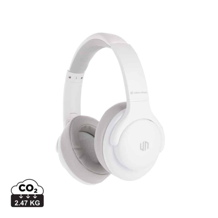 Casques audio  couleur blanc en ABS