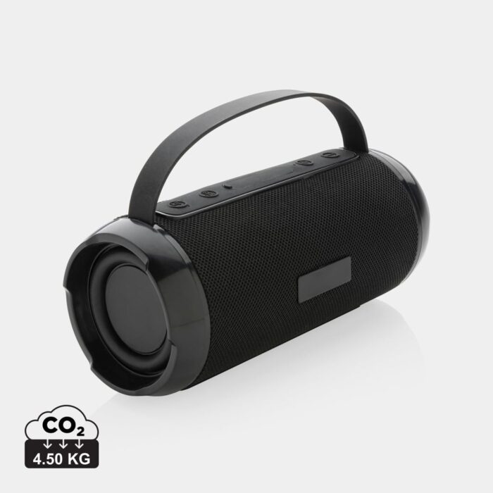 Haut-parleurs durables couleur noir en ABS recycléde la marque XD Collection