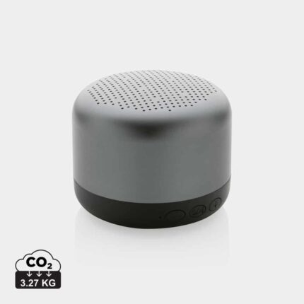 Haut-parleurs durables couleur gris en ABS recyclé
