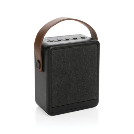 Haut-parleurs durables couleur noir en ABS recycléde la marque XD Xclusive