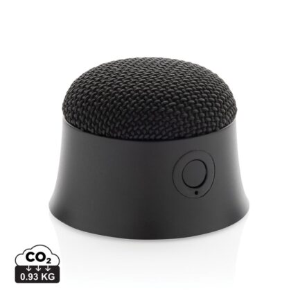 Haut-parleurs durables couleur noir en ABS recycléde la marque XD Collection