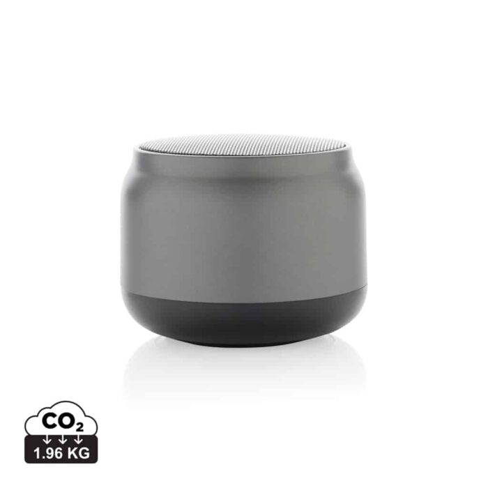 Haut-parleurs durables couleur gris en ABS recycléde la marque XD Collection