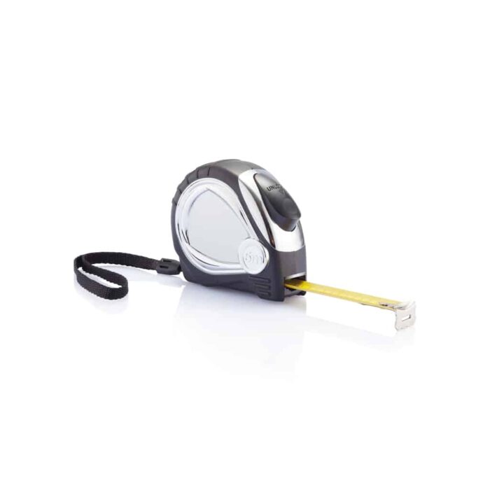 Mètre ruban automatique finition chromée – Image 2