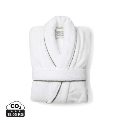 Textiles de salle de bains durables couleur blanc en Cotonde la marque Vinga