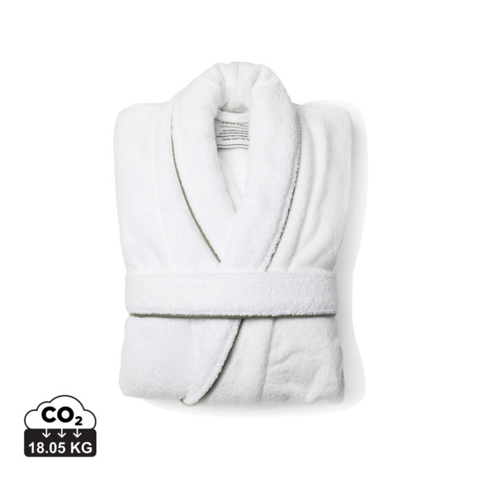 Textiles de salle de bains durables couleur blanc en Cotonde la marque Vinga