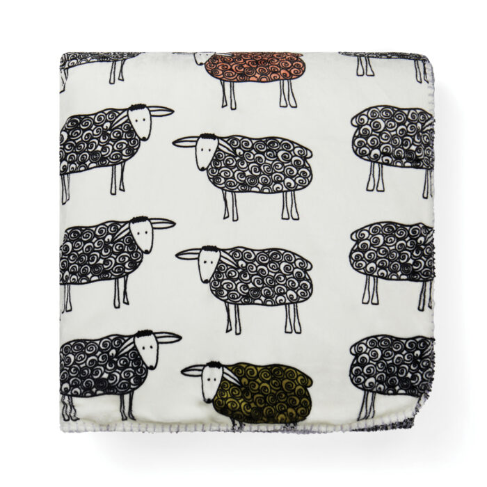 VINGA Plaid sherpa en rPET GRS Sheep – Image 3