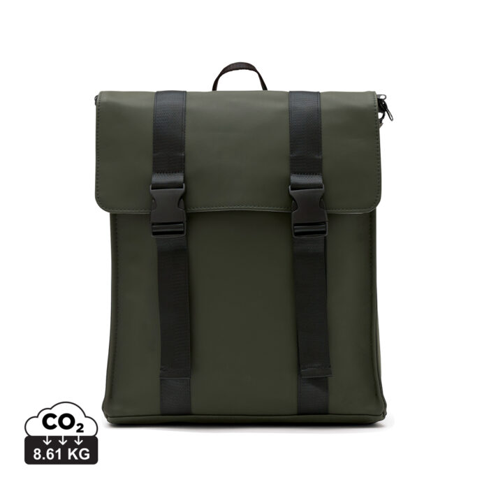 Sac à dos ordinateur  couleur vert en Polyester