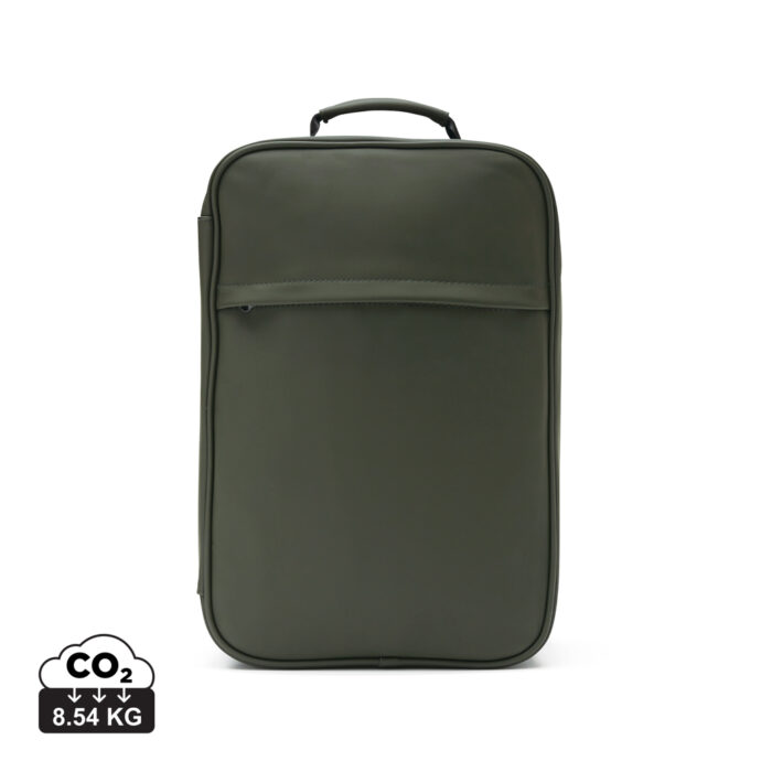 Sac à dos ordinateur  couleur vert en PU