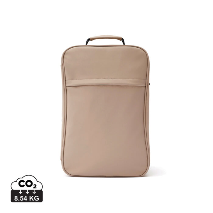 Sac à dos ordinateur  couleur greige en PU