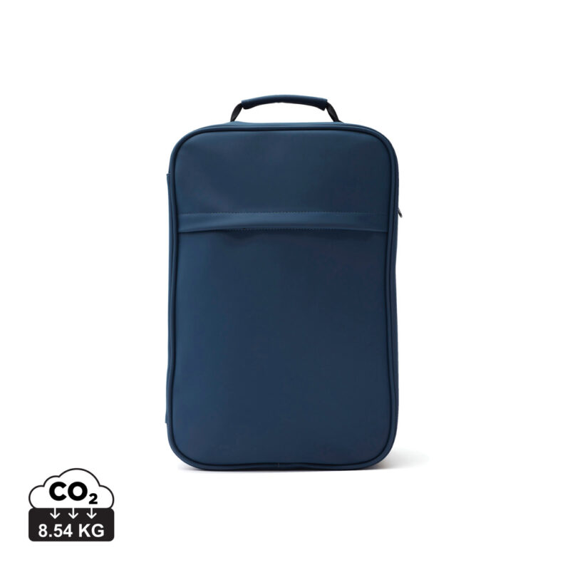 Sac à dos ordinateur  couleur bleu marine en PU