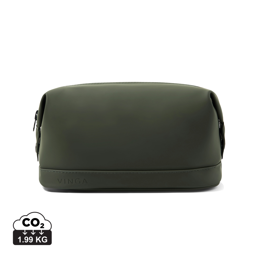 trousses_de_toilette_de_voyage__vinga_pu Trousses de toilette de voyage  couleur vert en PU