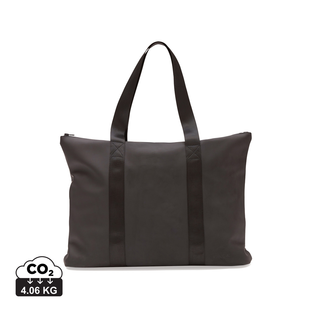 sacs_shopping__vinga_polyester Sacs shopping  couleur noir en Polyester