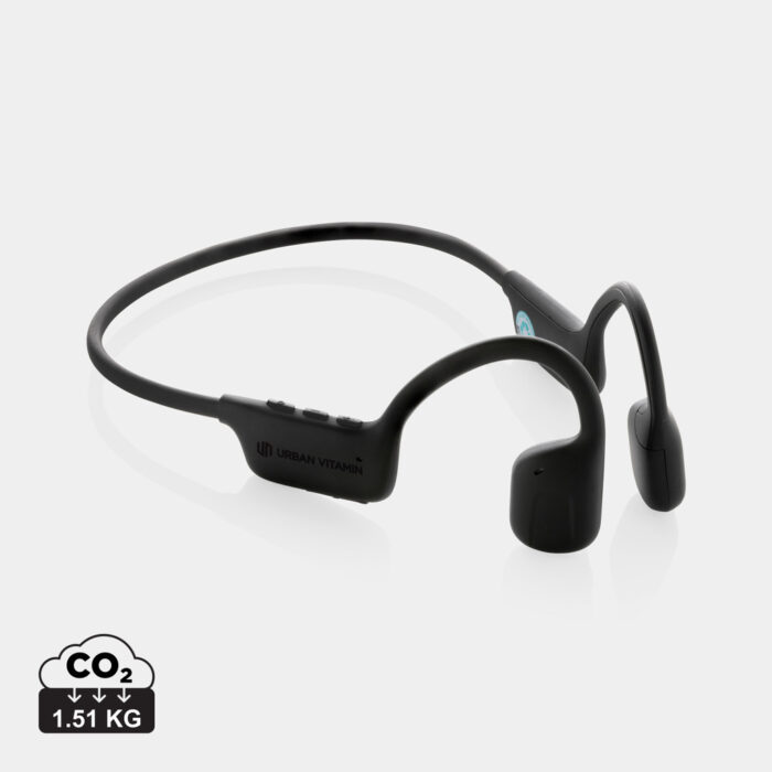 Casques audio durables couleur noir en rPC
