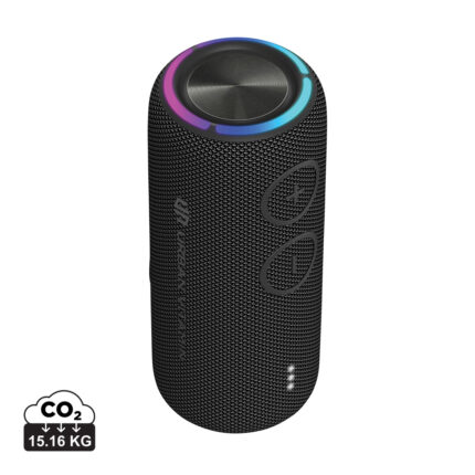 Haut-parleurs durables couleur noir en ABS recycléde la marque Urban Vitamin
