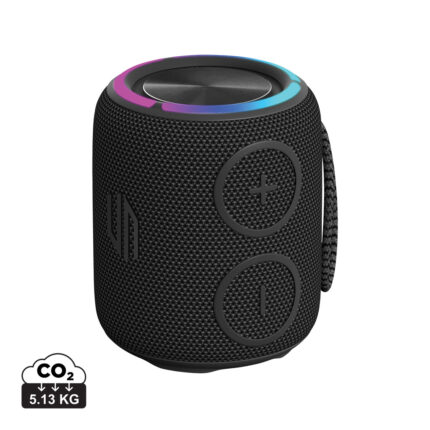 Haut-parleurs durables couleur noir en ABS recycléde la marque Urban Vitamin