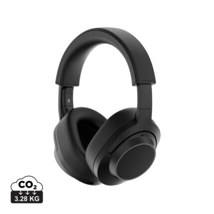 Casques audio durables couleur noir en rPCde la marque Urban Vitamin