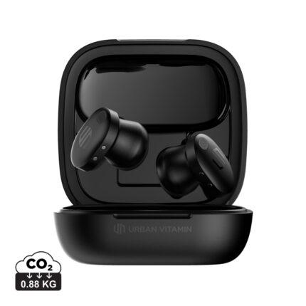 True wireless durables couleur noir en rPCde la marque Urban Vitamin
