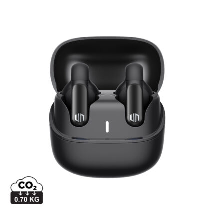 True wireless durables couleur noir en ABS recyclé
