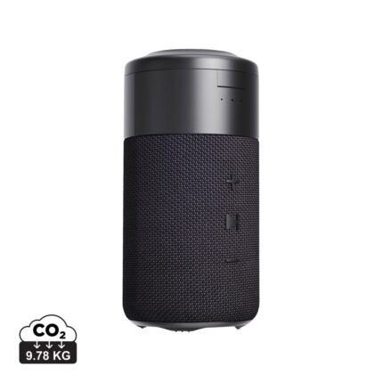Haut-parleurs durables couleur noir en ABS recyclé