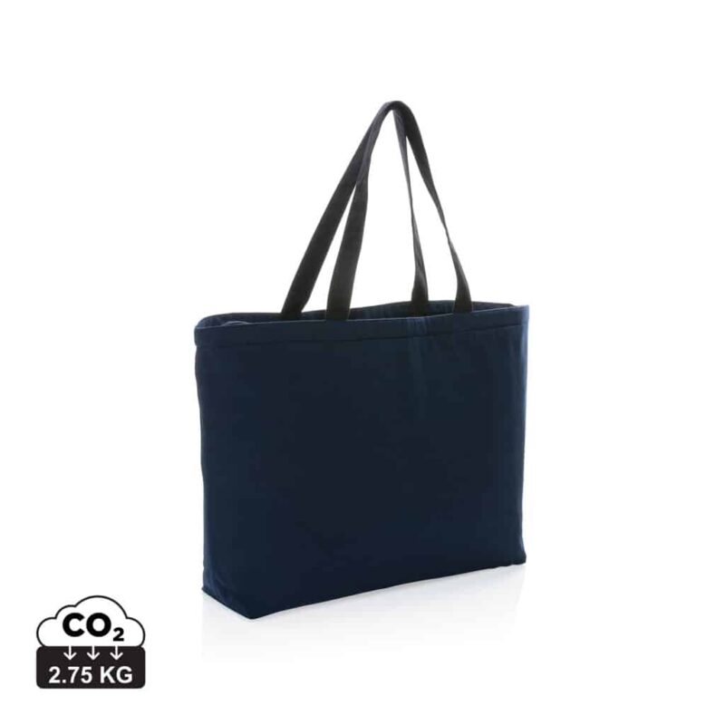 Sacs  isothermes durables couleur bleu marine en Toile recyclé