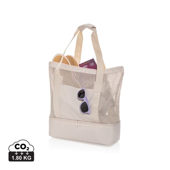 Sacs  isothermes durables couleur beige en rPET