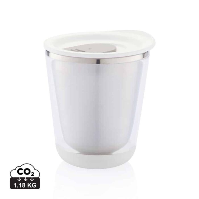 Tasses café & mugs  couleur blanc en Acier inoxydable