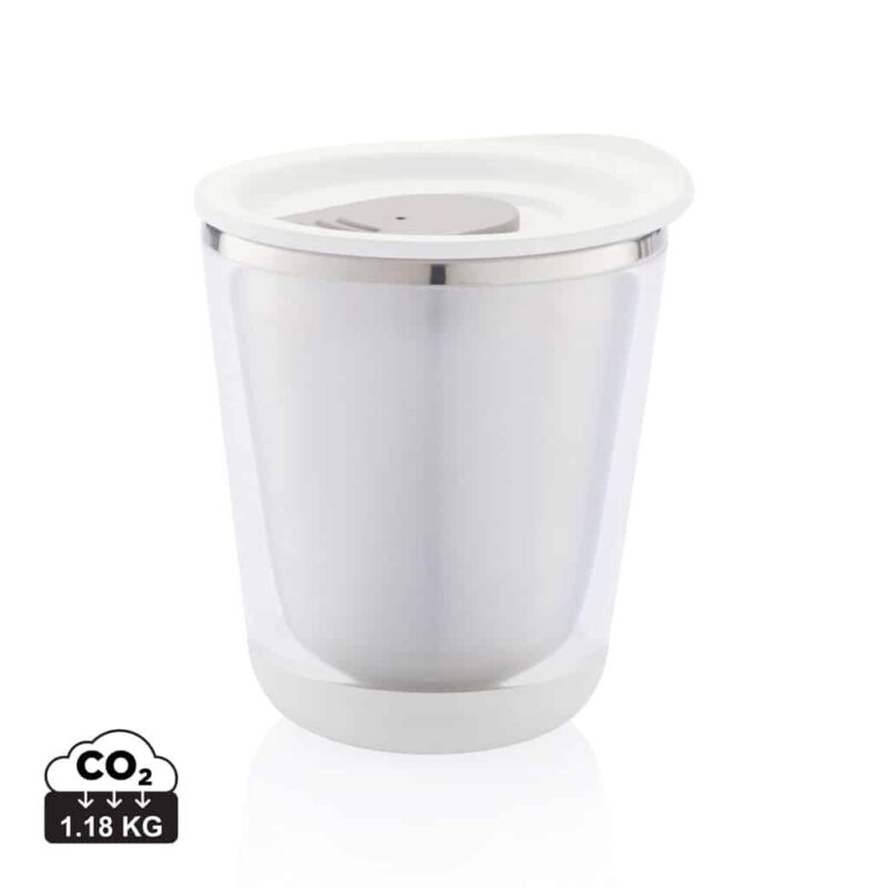 Tasses café & mugs  couleur blanc en Acier inoxydable