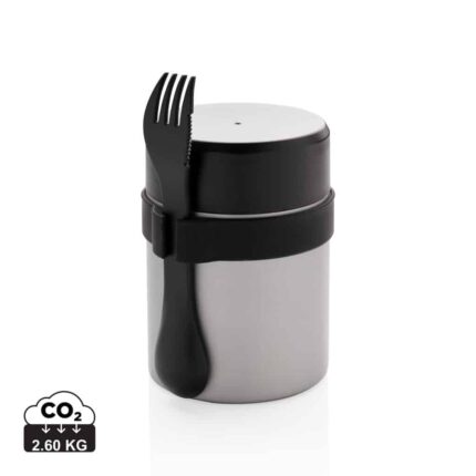 Boîtes lunch & Conteneurs alimentaires  couleur argent en Acier inoxydable