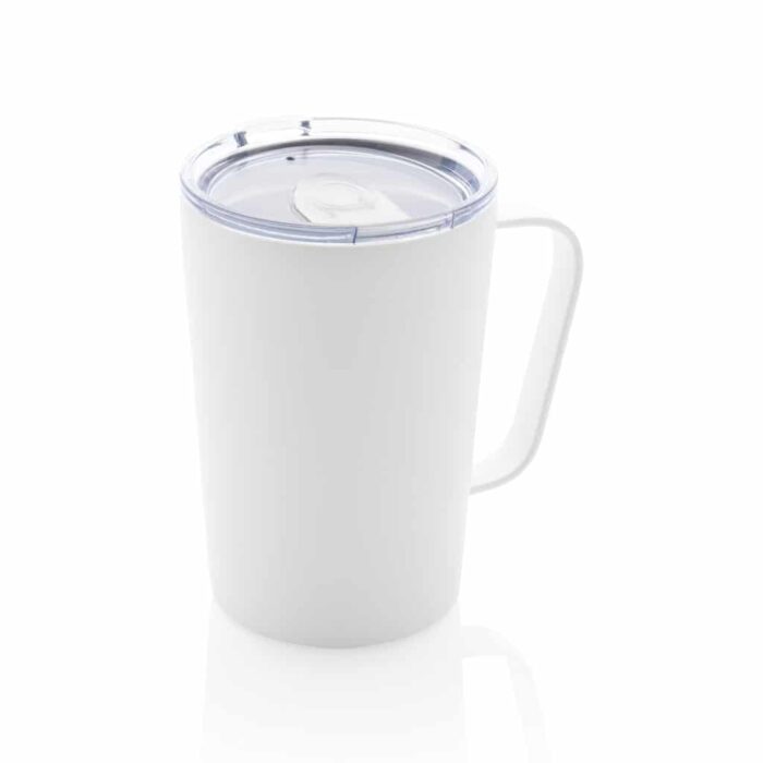 Tasse moderne en acier inoxydable recyclé RCS avec couvercle – Image 3