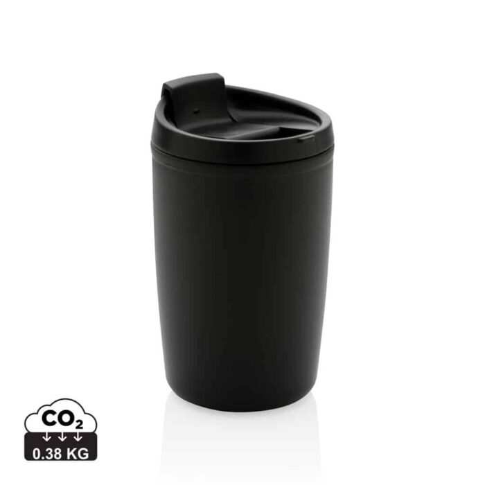 Tasses café & mugs durables couleur noir en Polypropylène recycléde la marque XD Collection