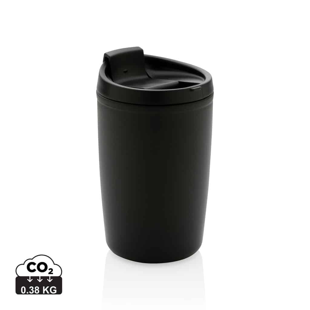 tasses_café_&_mugs_durables_xd_collection_polypropylène_recyclé_noir Tasses café & mugs durables couleur noir en Polypropylène recycléde la marque XD Collection