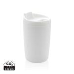 Tasses café & mugs durables couleur blanc en Polypropylène recycléde la marque XD Collection