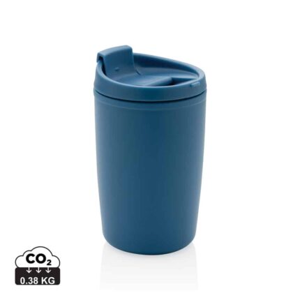 Tasses café & mugs durables couleur bleu en Polypropylène recycléde la marque XD Collection