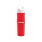 Bouteilles d'eau durables couleur rouge en PEHDde la marque BE O Lifestyle