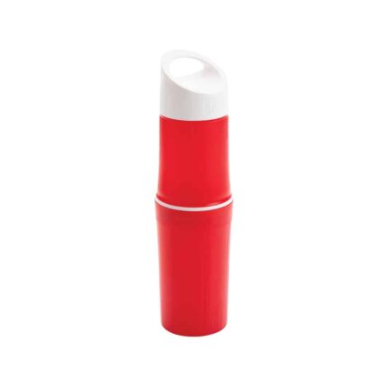 Bouteilles d'eau durables couleur rouge en PEHDde la marque BE O Lifestyle