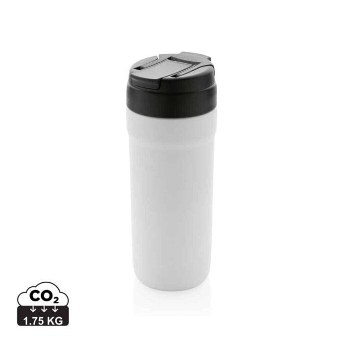 Tasses café & mugs durables couleur blanc en Acier inoxydable recyclé