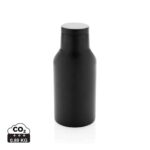 Bouteilles d'eau durables couleur noir en Acier inoxydable recyclé