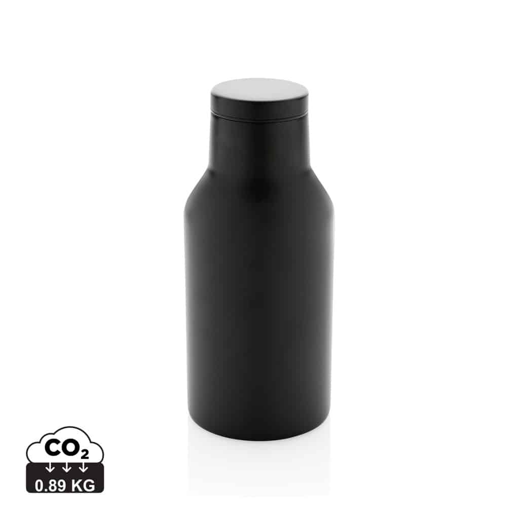 bouteilles_d'eau_durables_xd_collection_acier_inoxydable_recyclé Bouteilles d'eau durables couleur noir en Acier inoxydable recyclé
