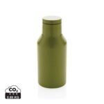Bouteilles d'eau durables couleur vert en Acier inoxydable recyclé