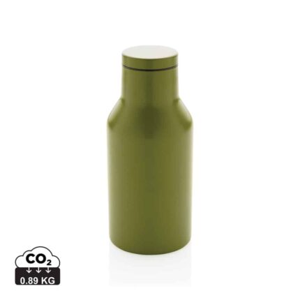 Bouteilles d'eau durables couleur vert en Acier inoxydable recyclé