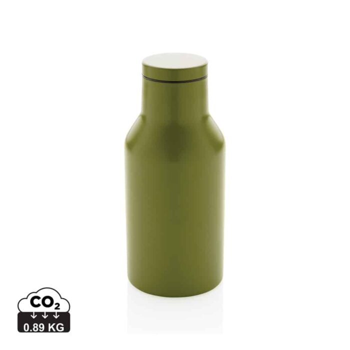 Bouteilles d'eau durables couleur vert en Acier inoxydable recyclé