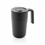 Tasse en acier inoxydable et PP recyclé GRS avec poignée – Image 3